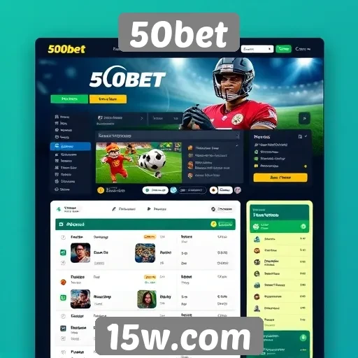 Interface do usuário do 50bet é intuitiva e amigável